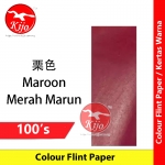 【100-Sheets】 Kertas Warna Warni Berlilin Color Paper Colour Flint Paper #Art #Cut #Design #手工剪纸 #窗花纸#美术 #手工纸 #蜡光 #剪纸 #6931
